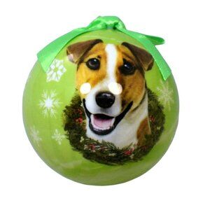 ES Pets Dog Christmas Unbreakable Ball Ornament New Jack Russell Terrier